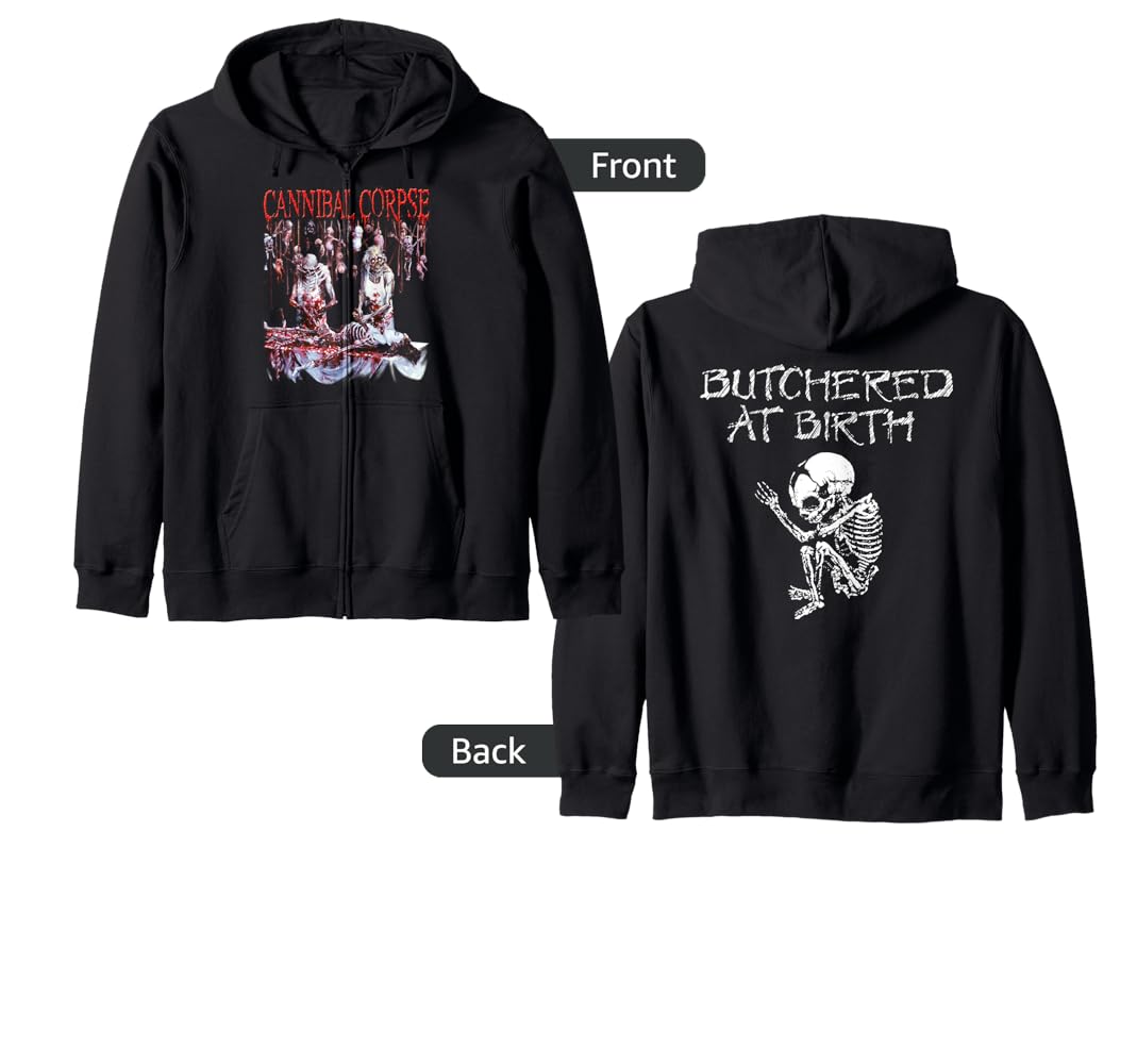 トップス CANNBAL CORPSE BUTCHERED AT BIRTH Amazon.com: Cannibal Corpse- Official Merchandise